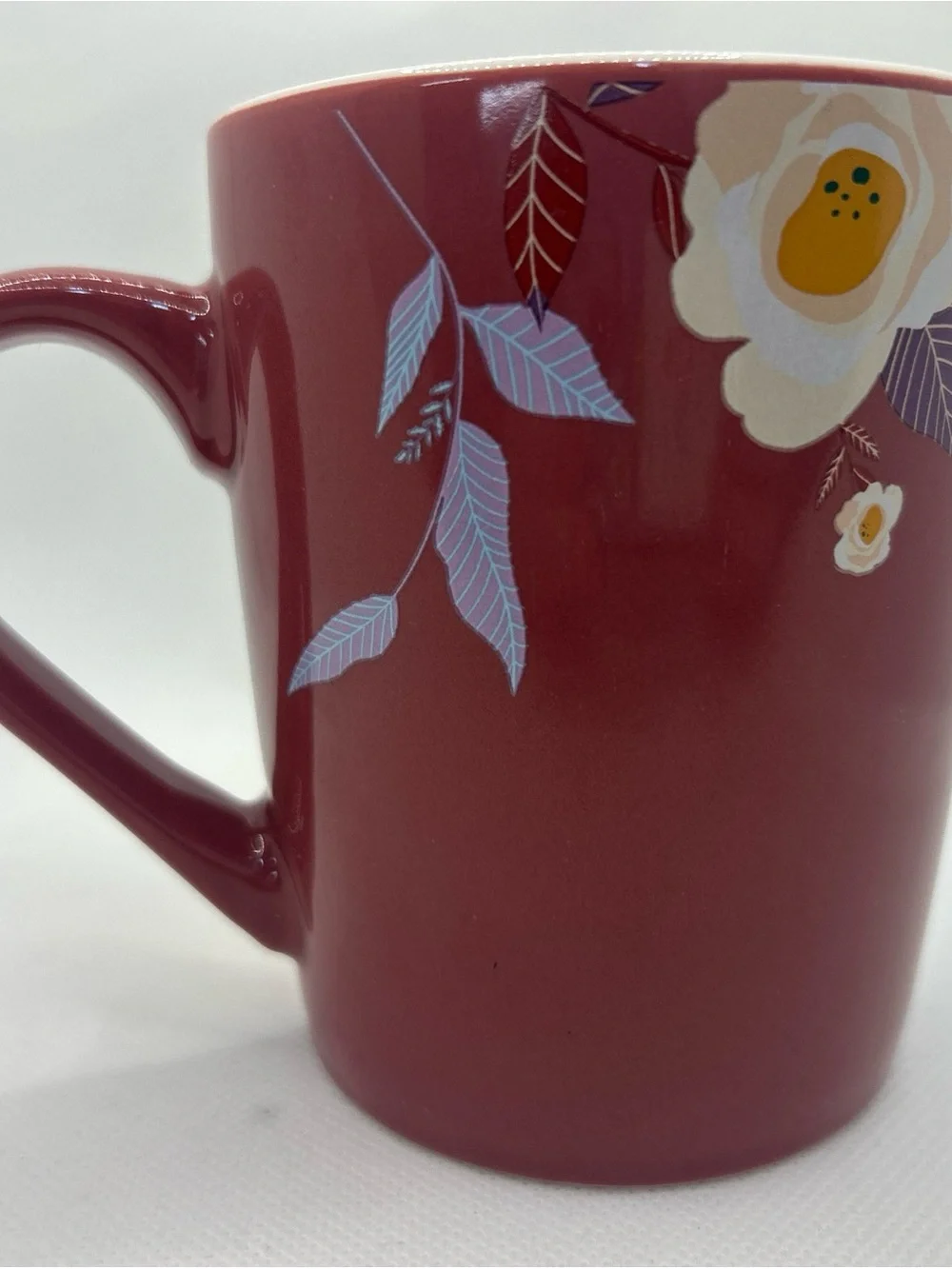 Starbucks Coffee Cup 2020 Mauve Pink Rose Floral Flower Mermaid Tea Mug 10 oz
